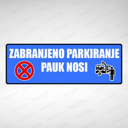 Tablica zabranjeno parkiranje