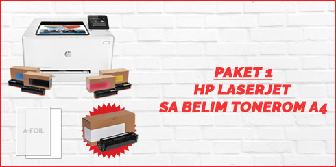 HP laserski stampac sa belim tonerom paket 1