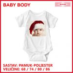 Baby body pamuk poliester