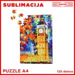 A4 sublimacione puzzle