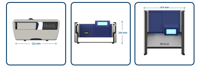 Dimnzije UV štampača