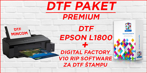DTF paket premium sa softverom