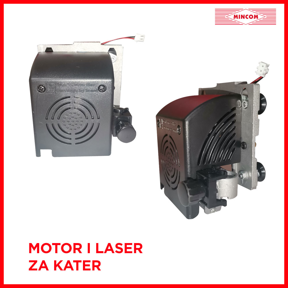 Motor i laser za kater
