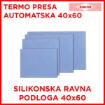 Slikonska podloga ravna Automatska ravna presa