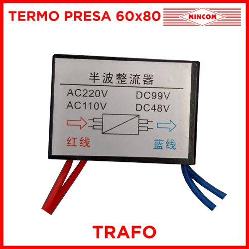 Trafo termo presa 60x80