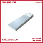 Drazac metalni 5x14cm