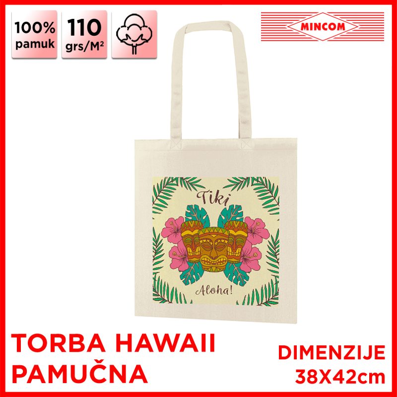 Pamučna torba hawaii