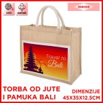 Torba od jute i pamuka Bali